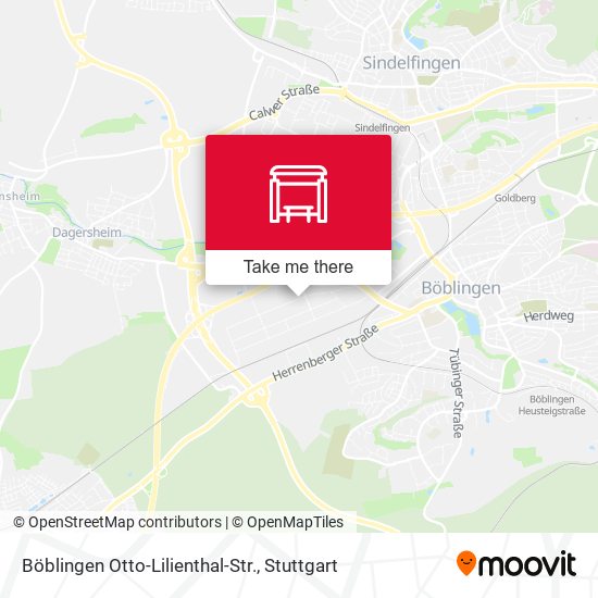 Böblingen Otto-Lilienthal-Str. map