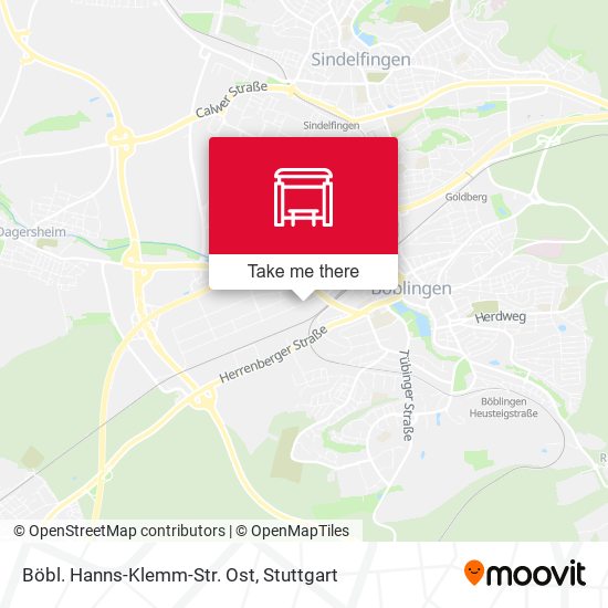 Карта Böbl. Hanns-Klemm-Str. Ost