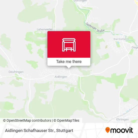 Карта Aidlingen Schafhauser Str.