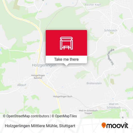 Holzgerlingen Mittlere Mühle map