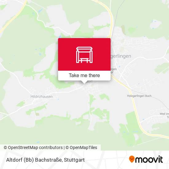 Карта Altdorf (Bb) Bachstraße