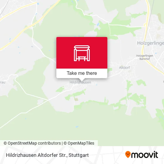 Карта Hildrizhausen Altdorfer Str.