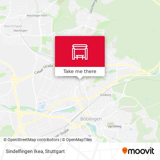 Sindelfingen Ikea map