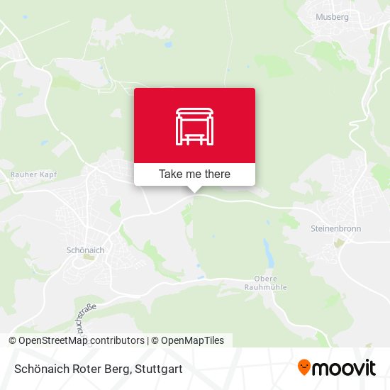Schönaich Roter Berg map