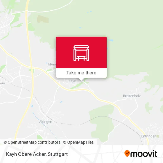 Карта Kayh Obere Äcker