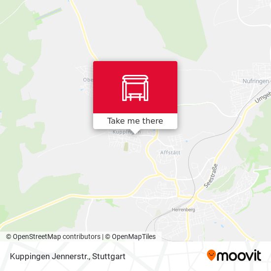 Карта Kuppingen Jennerstr.