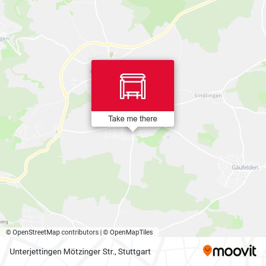 Unterjettingen Mötzinger Str. map