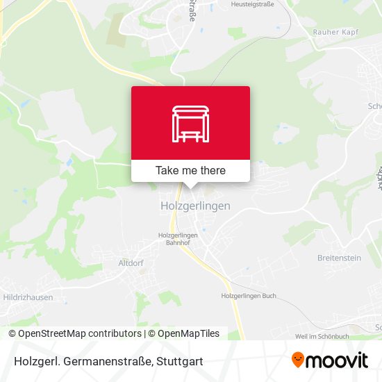Holzgerl. Germanenstraße map