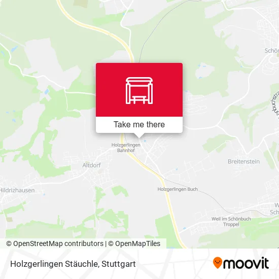 Карта Holzgerlingen Stäuchle