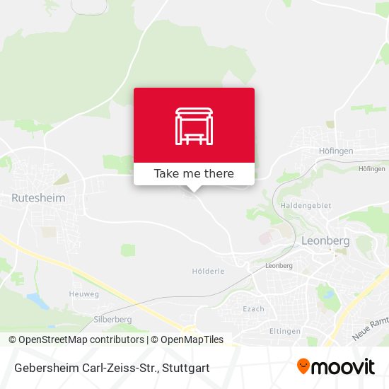 Gebersheim Carl-Zeiss-Str. map