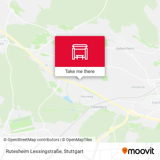 Карта Rutesheim Lessingstraße