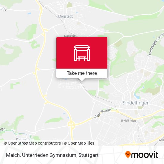 Maich. Unterrieden Gymnasium map