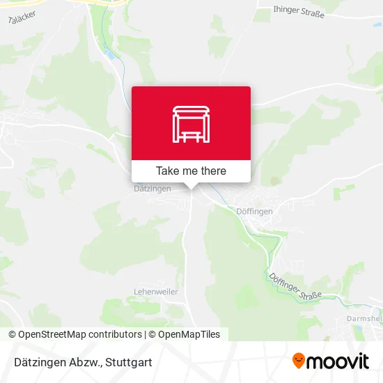 Карта Dätzingen Abzw.