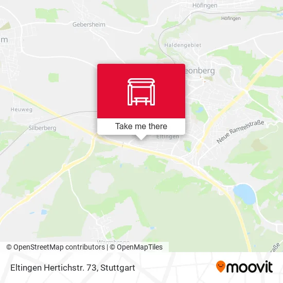 Карта Eltingen Hertichstr. 73
