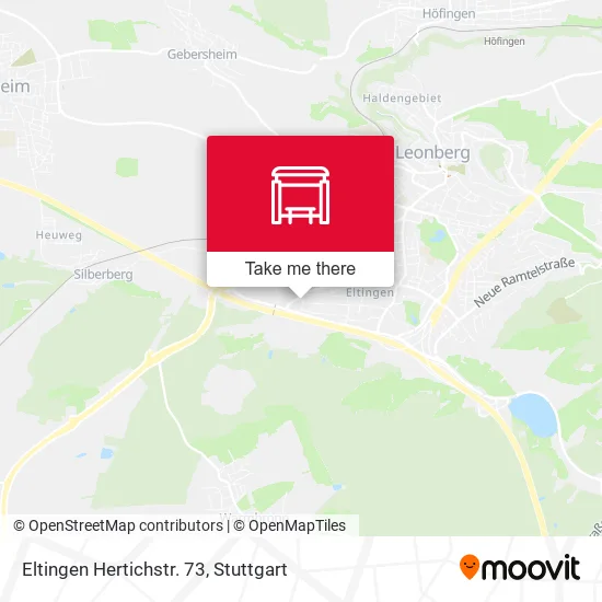 Карта Eltingen Hertichstr. 73