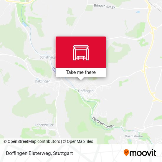 Карта Döffingen Elsterweg