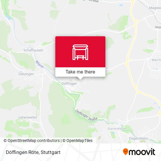 Döffingen Röte map