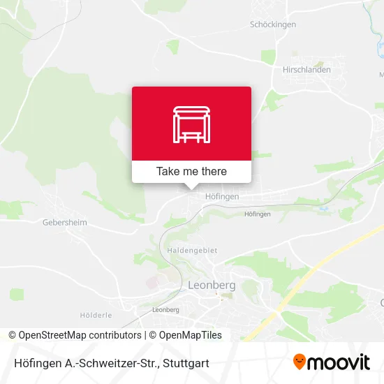Карта Höfingen A.-Schweitzer-Str.