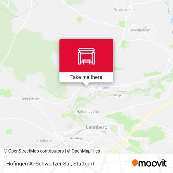 Карта Höfingen A.-Schweitzer-Str.
