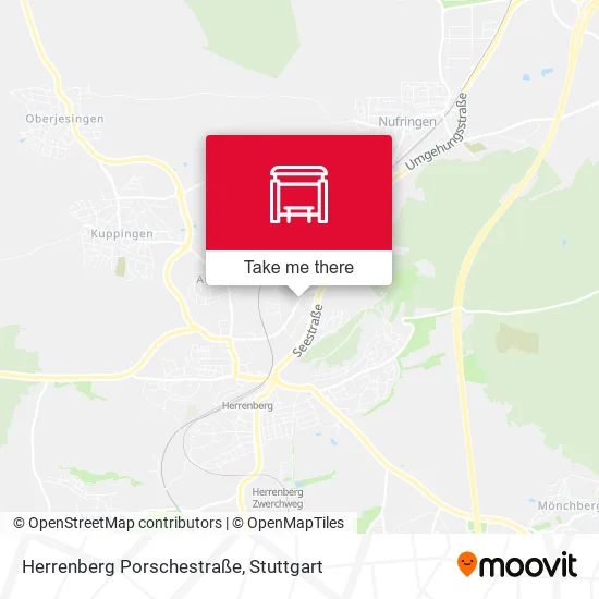 Карта Herrenberg Porschestraße
