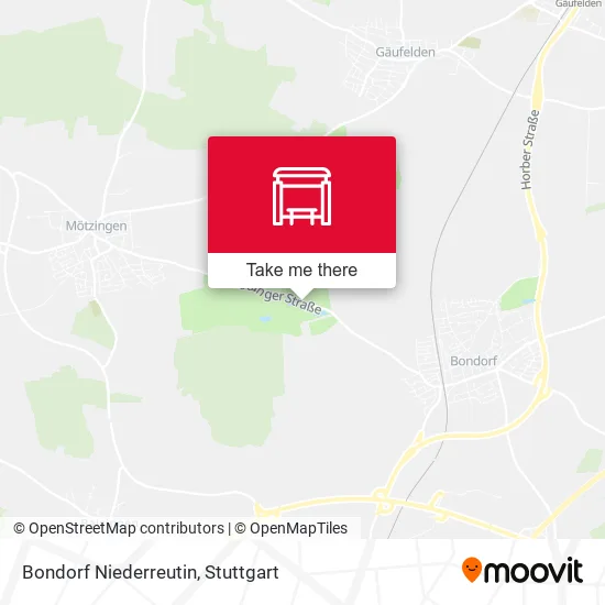 Карта Bondorf Niederreutin