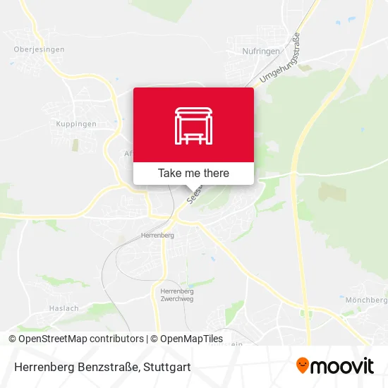 Карта Herrenberg Benzstraße
