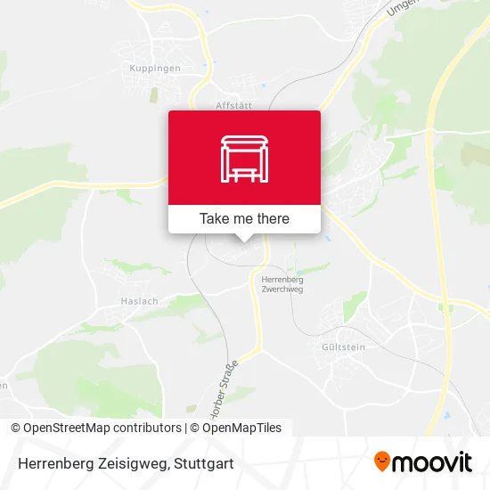 Карта Herrenberg Zeisigweg