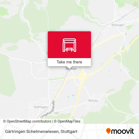 Карта Gärtringen Schelmenwiesen