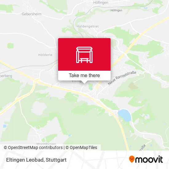 Карта Eltingen Leobad