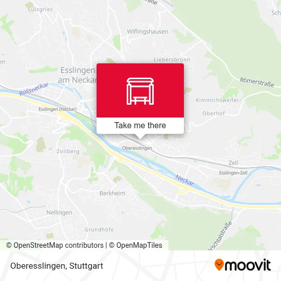 Oberesslingen map