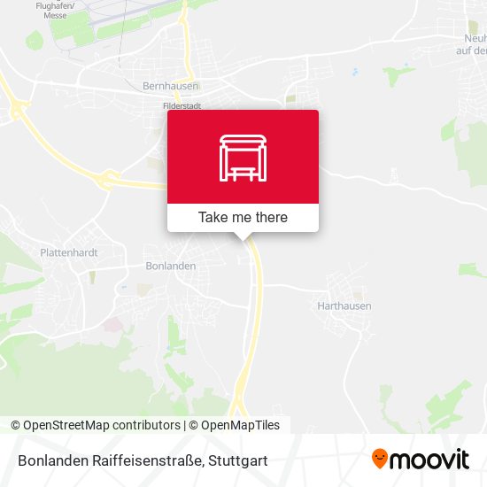 Bonlanden Raiffeisenstraße map