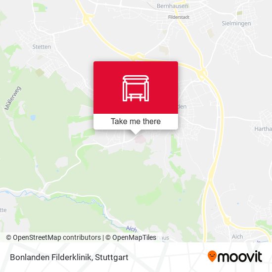Bonlanden Filderklinik map