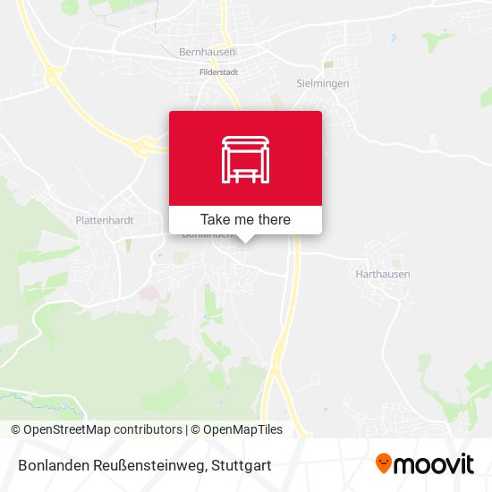 Bonlanden Reußensteinweg map