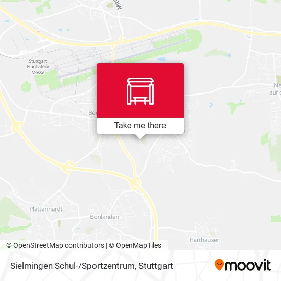 Карта Sielmingen Schul-/Sportzentrum