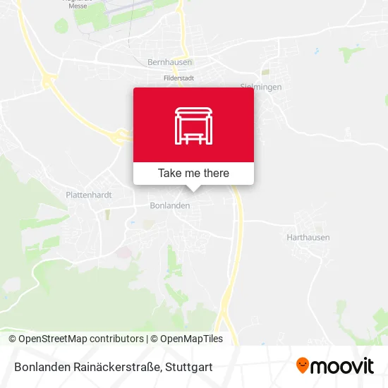 Карта Bonlanden Rainäckerstraße