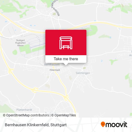 Bernhausen Klinkernfeld map