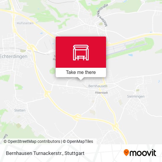 Карта Bernhausen Turnackerstr.