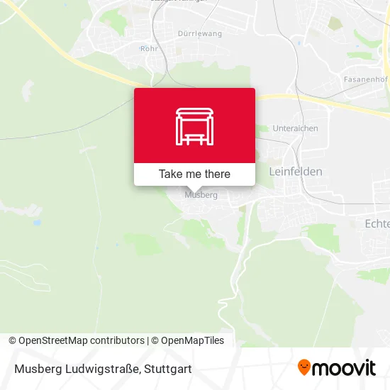 Musberg Ludwigstraße map