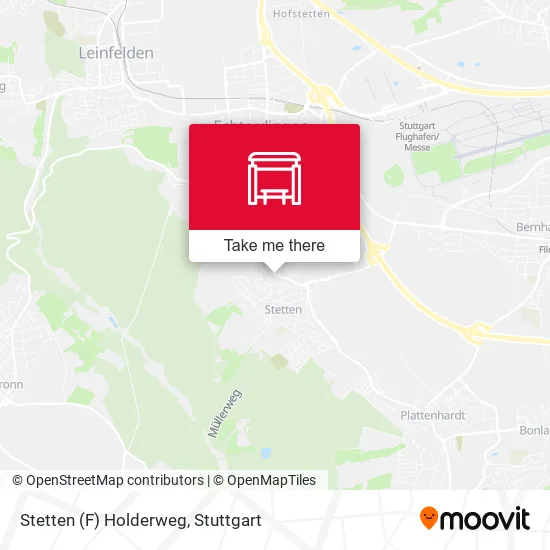 Карта Stetten (F) Holderweg