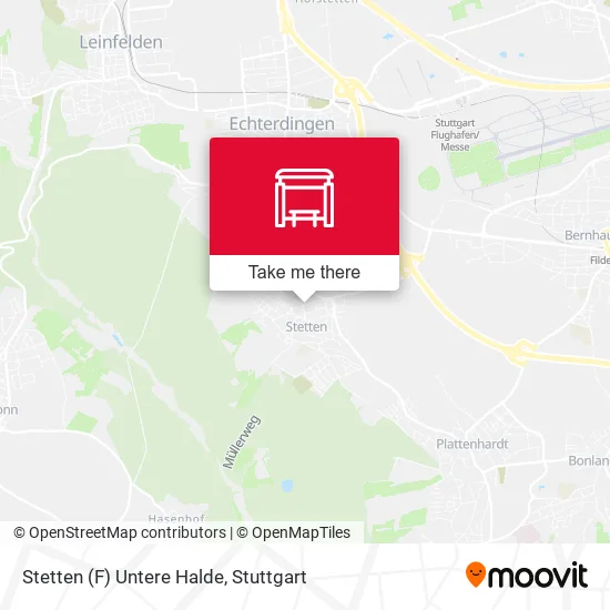 Карта Stetten (F) Untere Halde