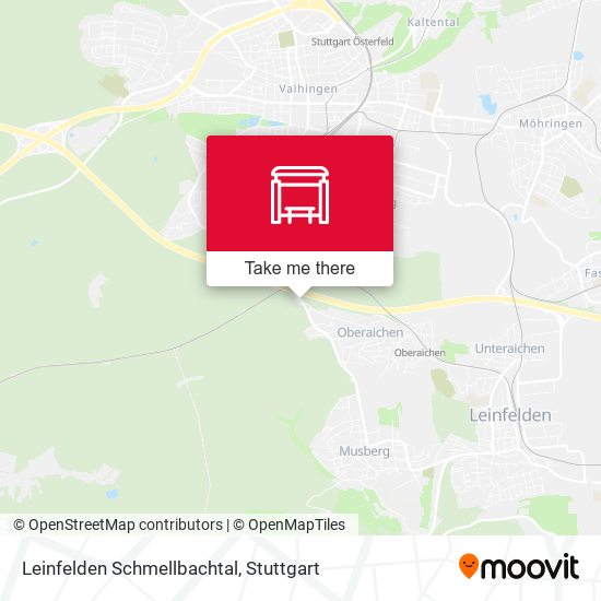 Leinfelden Schmellbachtal map