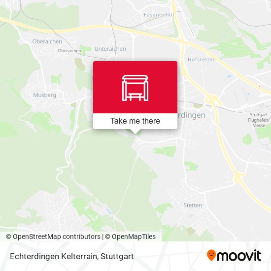 Echterdingen Kelterrain map