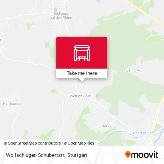 Карта Wolfschlugen Schubertstr.