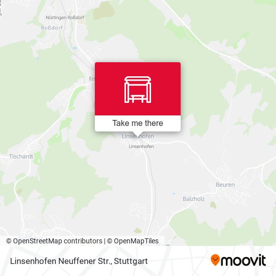 Linsenhofen Neuffener Str. map
