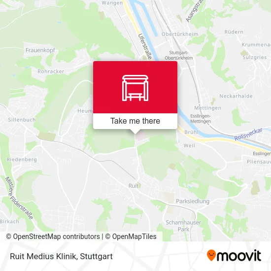 Карта Ruit Medius Klinik