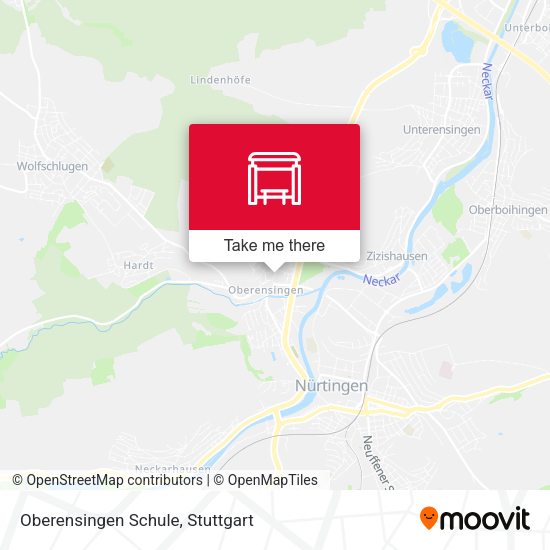 Карта Oberensingen Schule