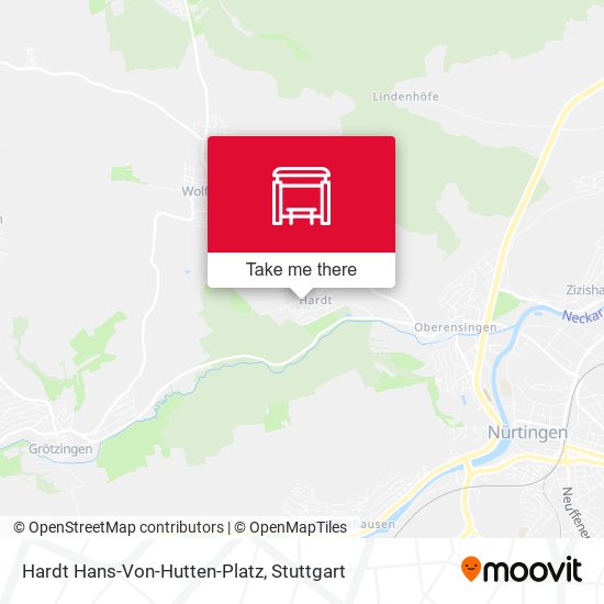 Hardt Hans-Von-Hutten-Platz map