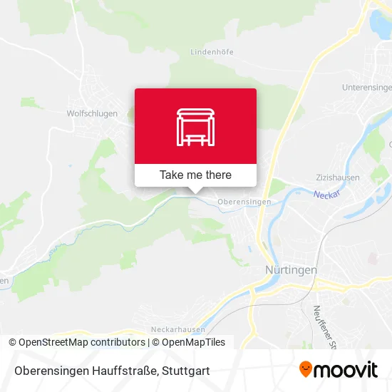 Карта Oberensingen Hauffstraße