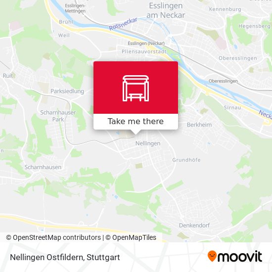 Карта Nellingen Ostfildern