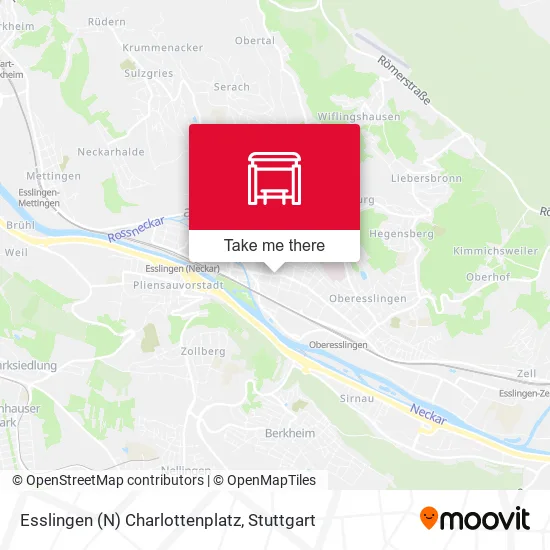 Карта Esslingen (N) Charlottenplatz